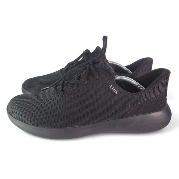 Kizik Madrid Eco Knit Hands Free Sneakers Blackout (Black) Men's 13 - Picture 2 of 11